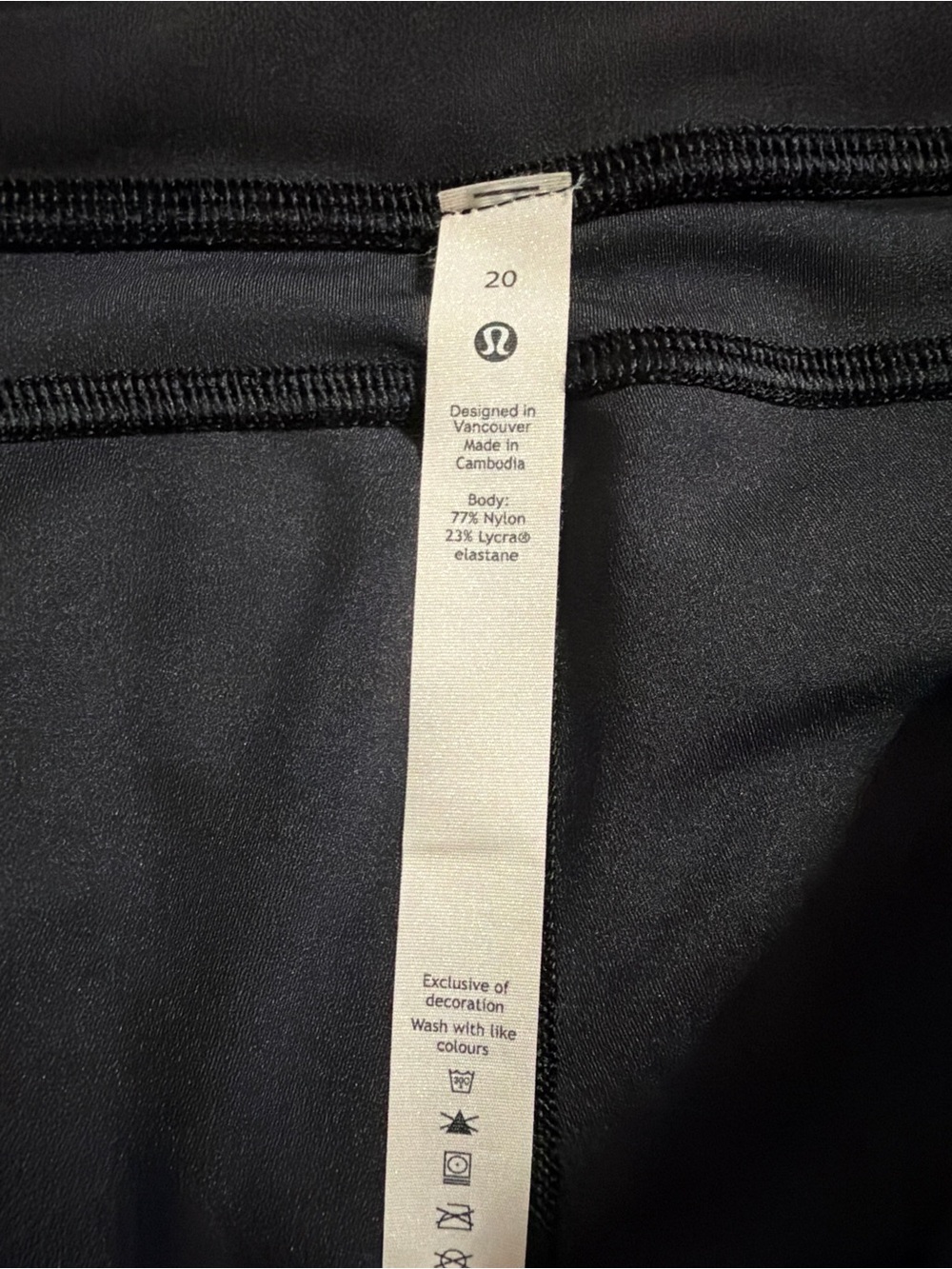 lululemon athletica women’s Black Stretch Joggers